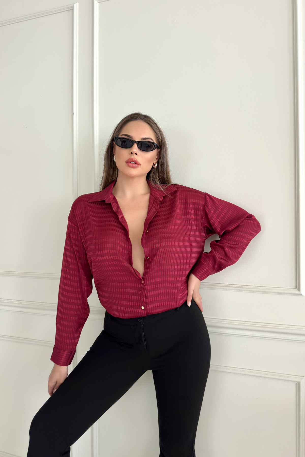 Жаккардовая рубашка