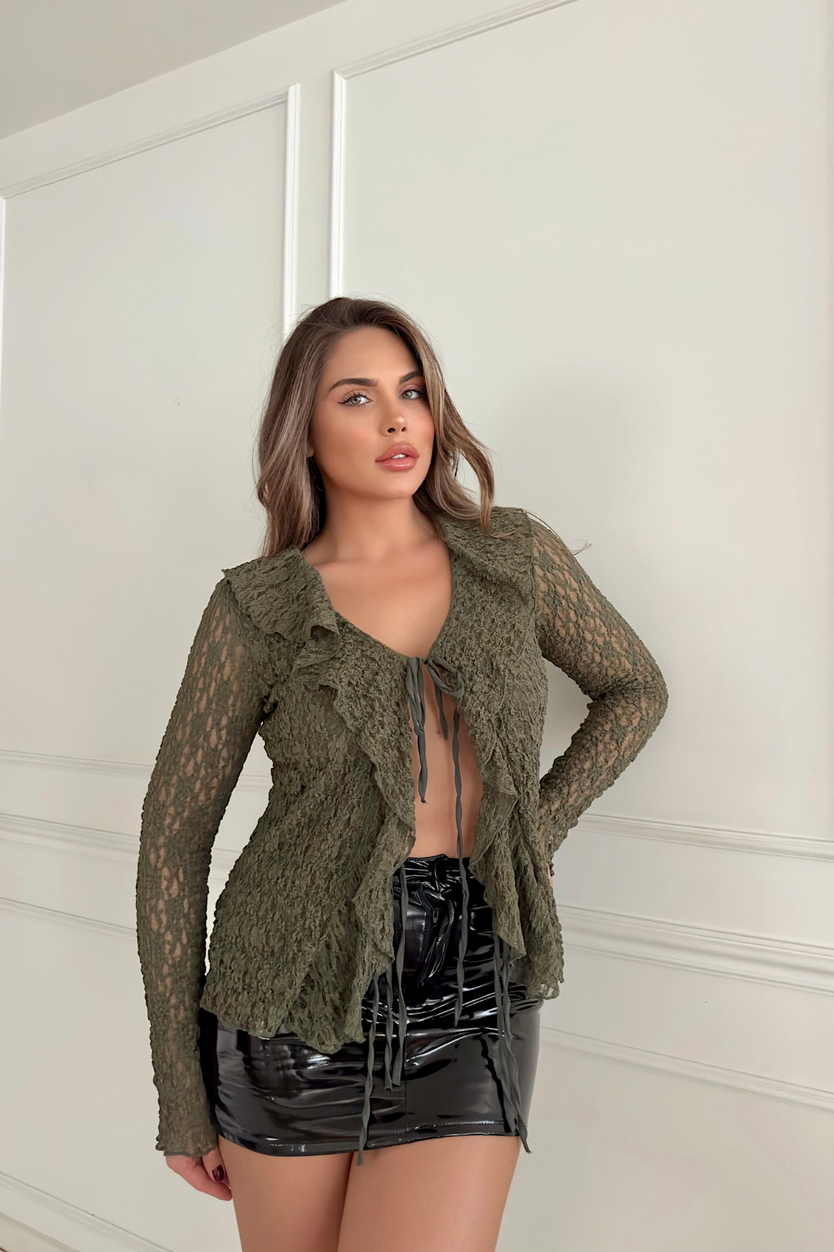 Кружевная блузка