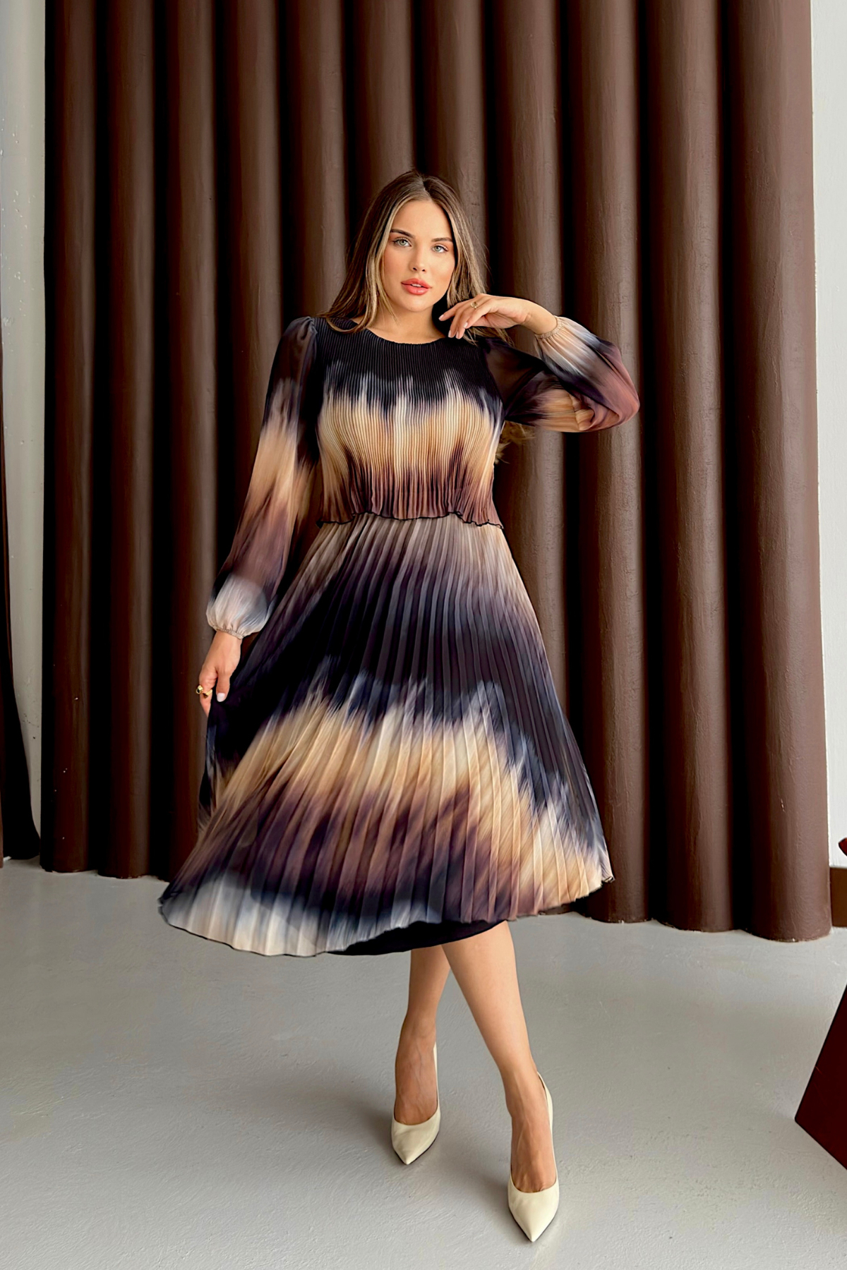 Yeni Sezon Piliseli Elbise