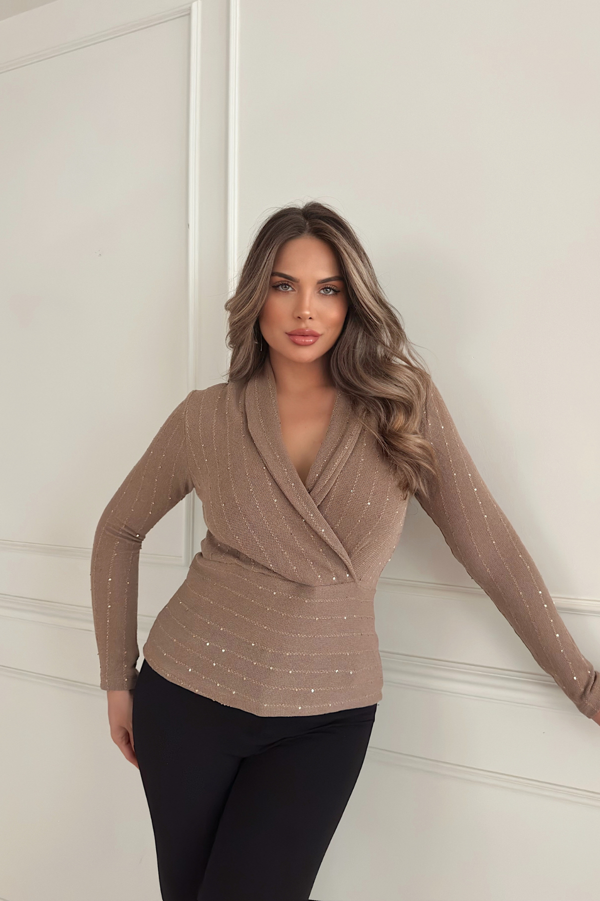 Yeni Sezon Örme Bluz