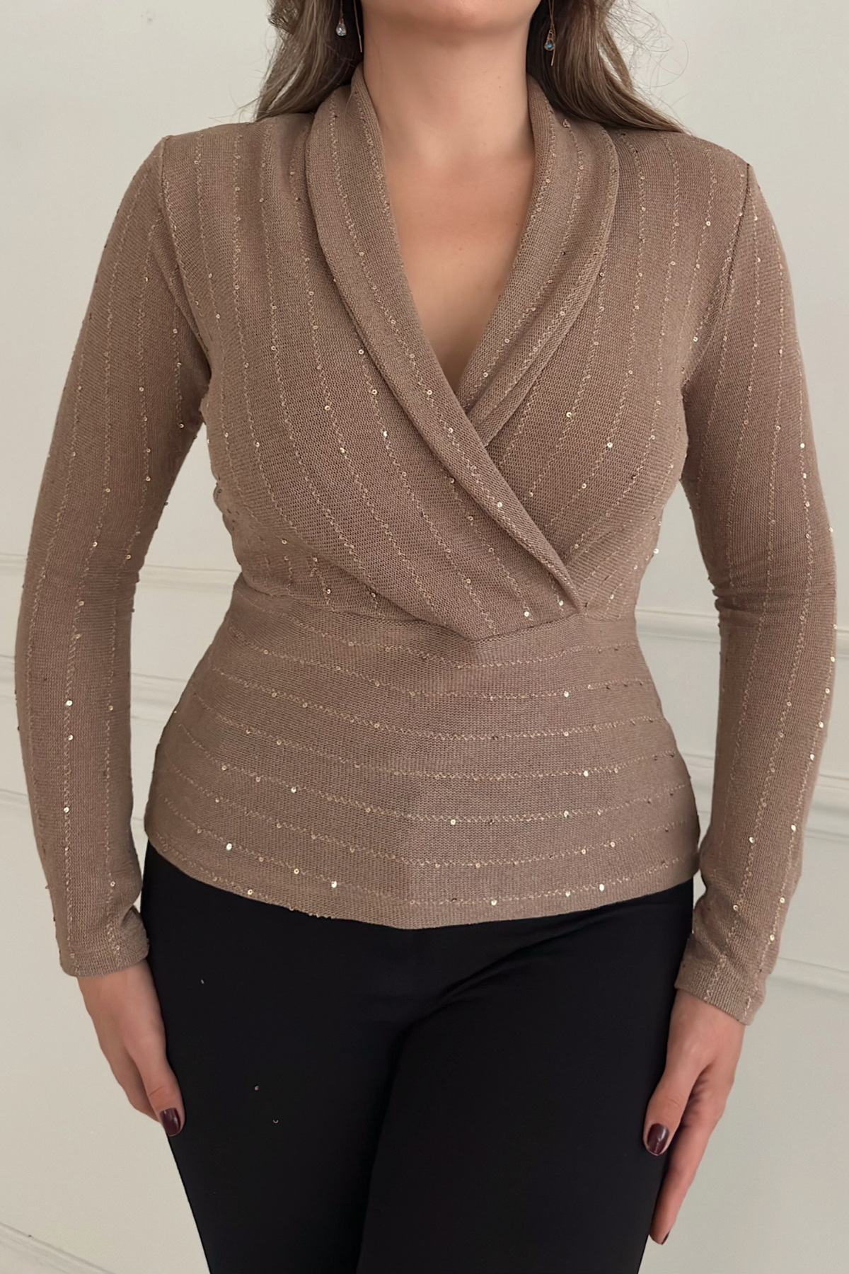 Yeni Sezon Örme Bluz