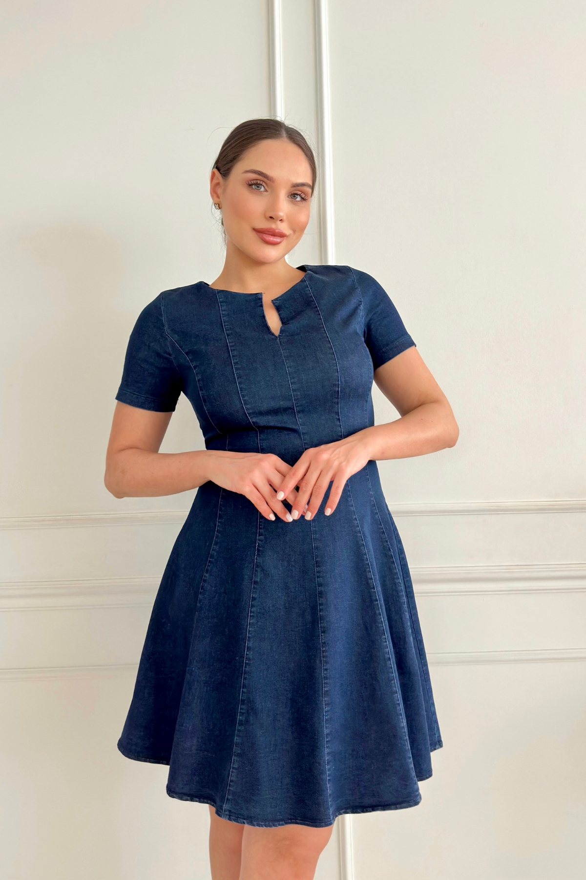 Denim Elbise