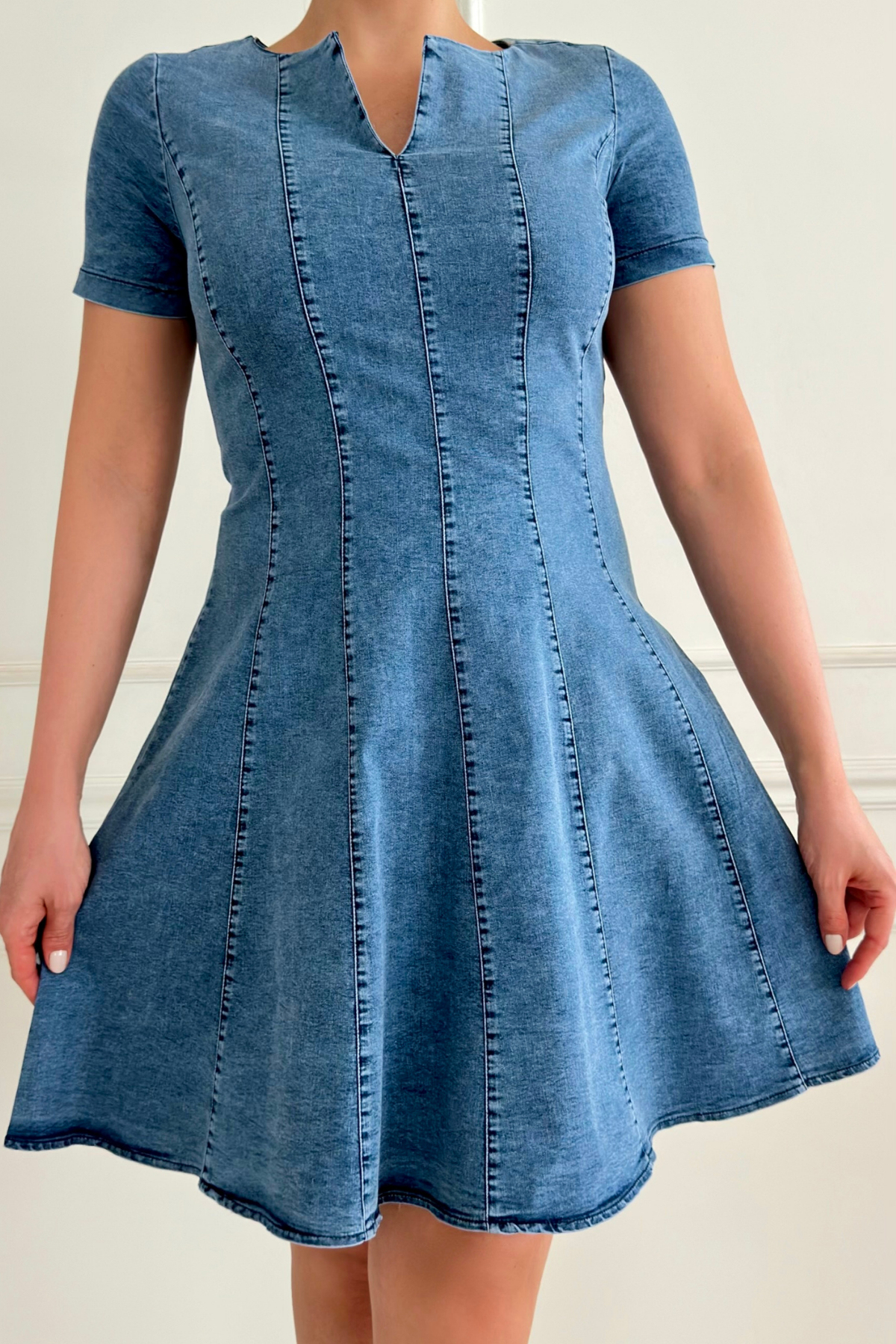 Denim Elbise