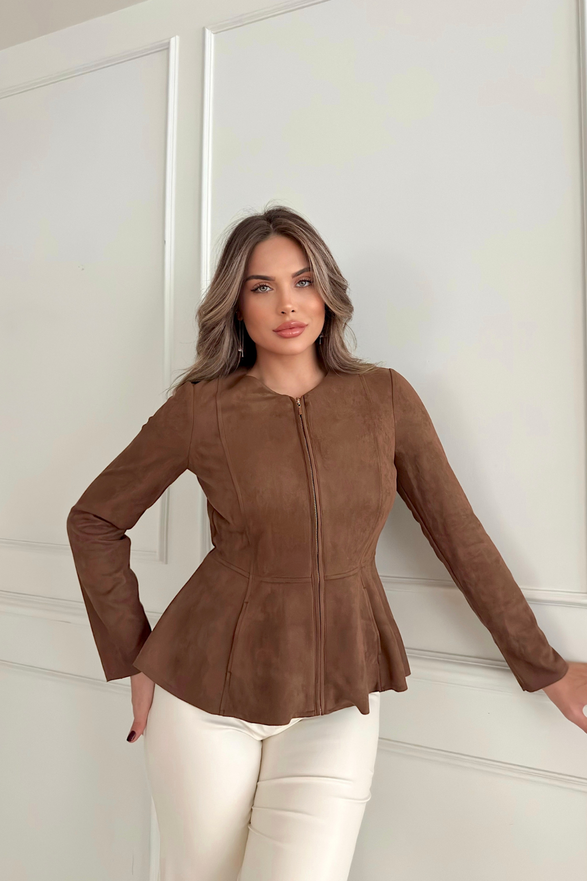 Платье из крепа