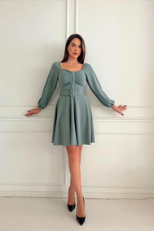 Kemerli Aerobin Elbise