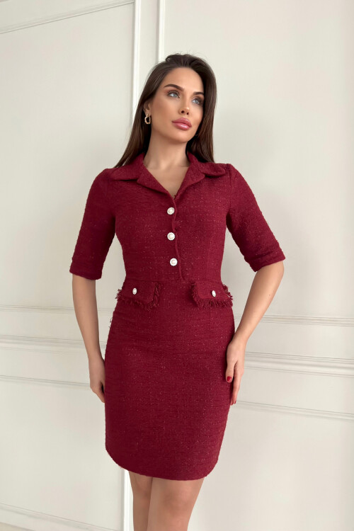 Плиссированное платье с шлейфом