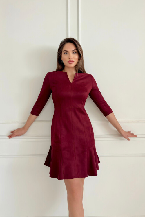 Платье из крепа