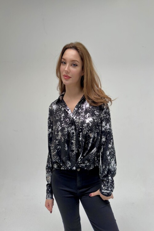 Jakarlı Düğümlü Gömlek