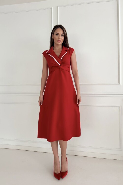 Двойное платье с завязками