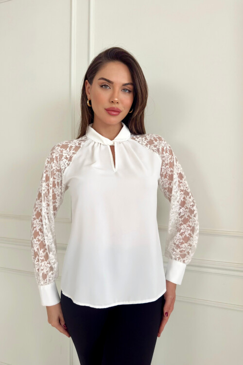 Кружевная блузка