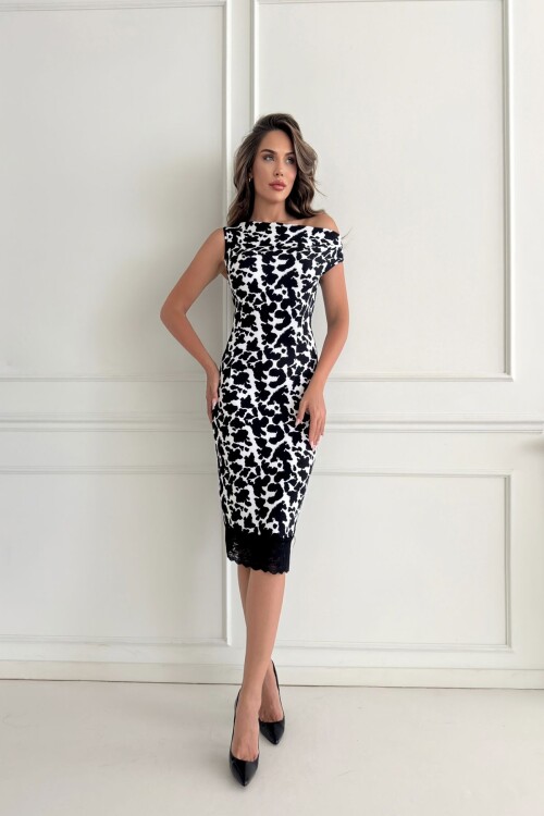 Dantelli Double Elbise