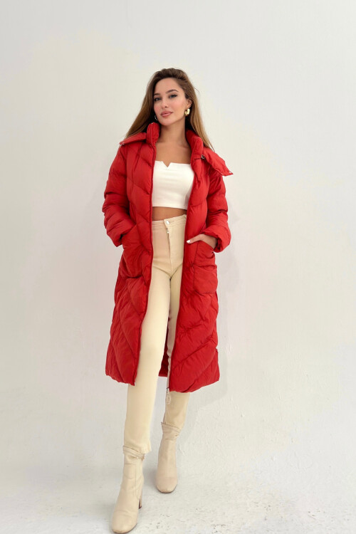 Oversize Şişme Mont