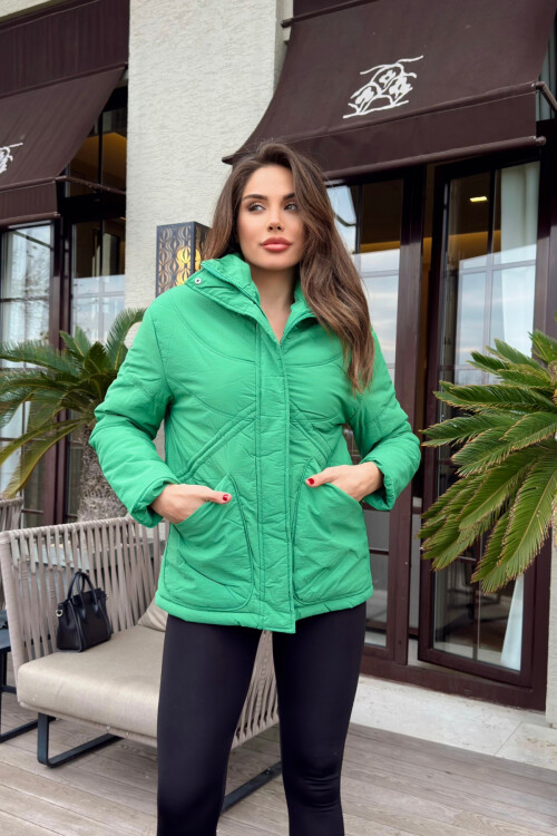 Oversize Şişme Mont