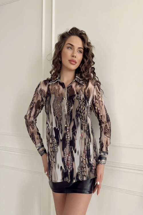 Рубашка с рисунком