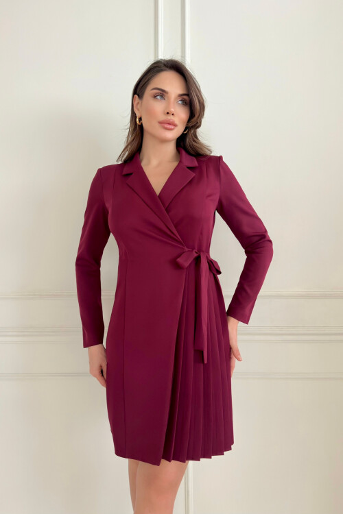 Piliseli Ceket Elbise