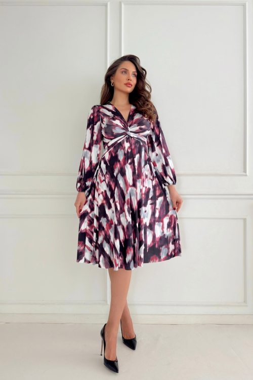 KNOTTED STRETCH DRESS