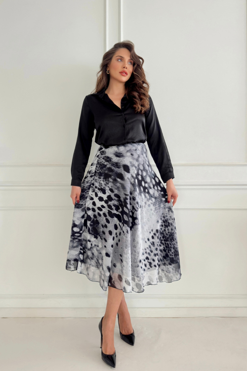 Юбка с кисточками