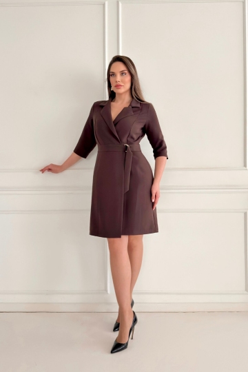 DOUBLE BELTED DRESS