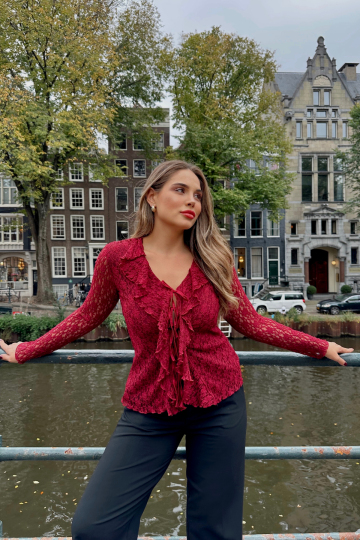 Кружевная блузка