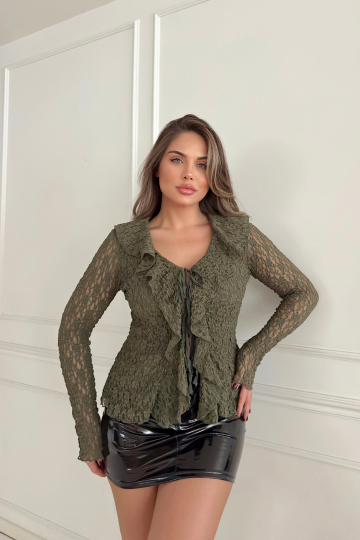 Кружевная блузка